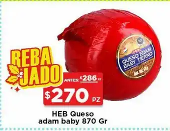 Heb queso adam baby 870 gr