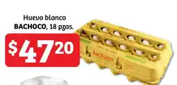 Soriana Híper Huevo blanco BACHOCO, 18 pzas oferta