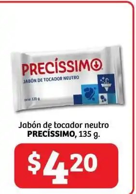Soriana Híper Jabón de tocador neutro PRECÍSSIMO, 135 g oferta