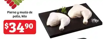 Soriana Híper Pierna y muslo de pollo, kilo oferta