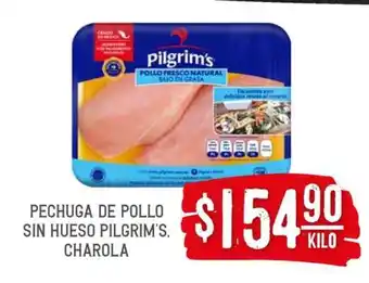 Soriana Híper PECHUGA DE POLLO SIN HUESO PILGRIM'S, CHAROLA oferta