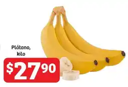 Soriana Híper Plátano oferta