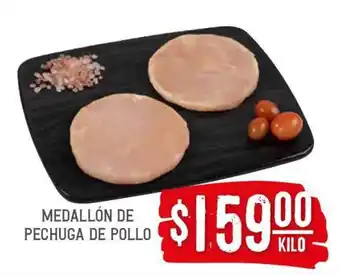 Soriana Híper Medallón de Pechuga de Pollo oferta