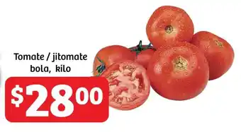 Soriana Híper Tomate / jitomate bola, kilo oferta