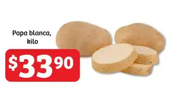 Soriana Híper Papa blanca, kilo oferta