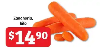 Soriana Híper Zanahoria, kilo oferta