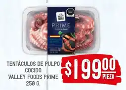 Soriana Híper Tentáculos de Pulpo Cocido Valley Foods Prime oferta
