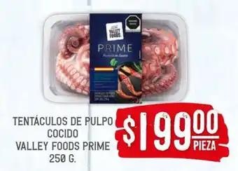 Soriana Híper Tentáculos de Pulpo Cocido Valley Foods Prime oferta