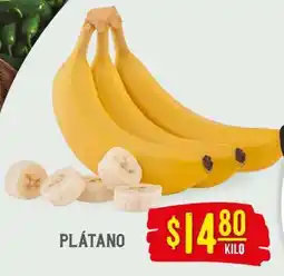 Soriana Híper Plátano oferta