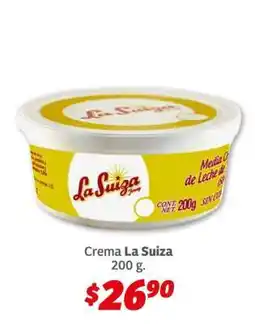 Soriana Híper Crema La Suiza oferta