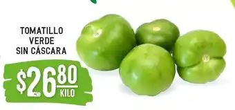 Soriana Súper TOMATILLO VERDE SIN CÁSCARA oferta