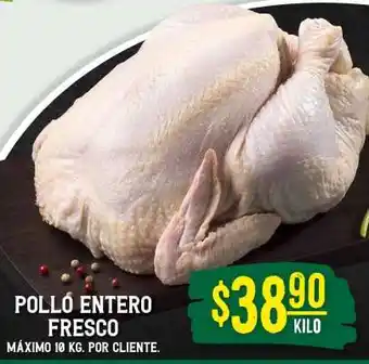 Soriana Súper Pollo Entero Fresco oferta