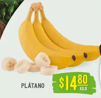 Soriana Súper Plátano oferta