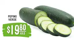 Soriana Súper Pepino verde oferta