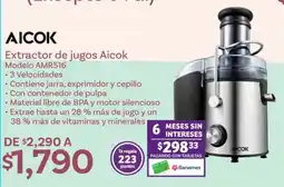 Soriana Híper Extractor de jugos AICOK oferta
