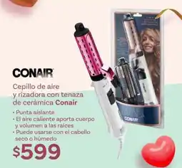 Soriana Híper Cepillo de aire y rizadora con tenaza de cerámica Conair oferta