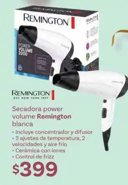 Soriana Híper Secadora power volume Remington blanca oferta