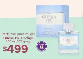 Soriana Híper Perfume para mujer Guess 1981 indigo oferta
