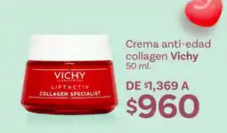 Soriana Híper Crema anti-edad collagen Vichy 50 ml oferta