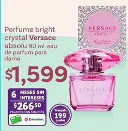 Soriana Híper Perfume bright crystal Versace absolu oferta