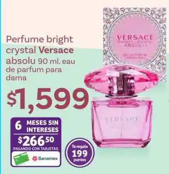 Soriana Híper Perfume bright crystal Versace absolu oferta