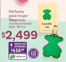 Soriana Híper Perfume para mujer Tous Love Me the Emerald Elixir 90 ml oferta