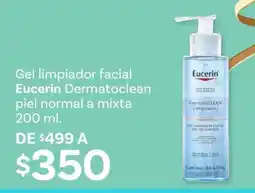 Soriana Híper Gel limpiador facial Eucerin Dermatoclean oferta