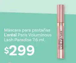 Soriana Híper Máscara para pestañas L'oréal París Voluminous Lash Paradise 7.6 ml oferta