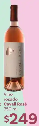 Soriana Híper Vino rosado Cavall Rosé 750 ml oferta