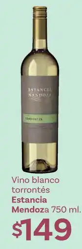 Soriana Híper Vino blanco torrontés Estancia Mendoza oferta