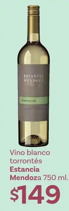 Soriana Híper Vino blanco torrontés Estancia Mendoza oferta