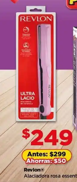 Bodega Aurrerá Revlon Alaciadora rosa essential oferta