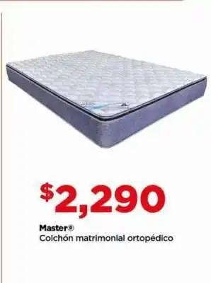 Bodega Aurrerá Master Colchón matrimonial ortopédico oferta