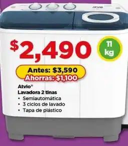 Bodega Aurrerá Atvio Lavadora 2 tinas oferta