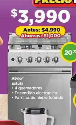 Bodega Aurrerá Atvio Estufa oferta