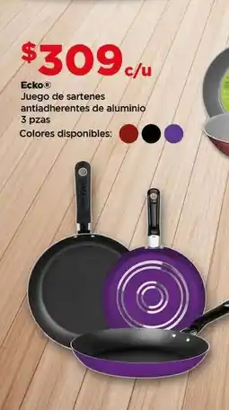 Bodega Aurrerá Ecko Juego de sartenes oferta
