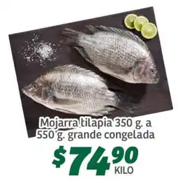 Soriana Súper Mojarra tilapia oferta