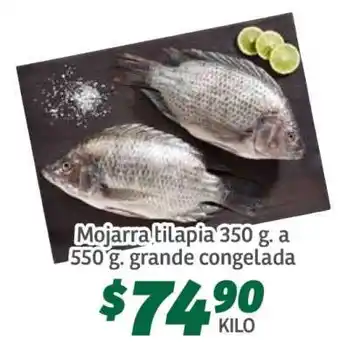 Soriana Súper Mojarra tilapia oferta