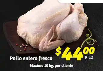 Soriana Súper Pollo Entero Fresco oferta