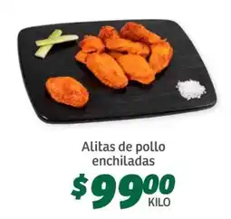 Soriana Súper Alitas de pollo enchiladas oferta