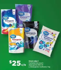 Bodega Aurrerá Great Value Detergente oferta