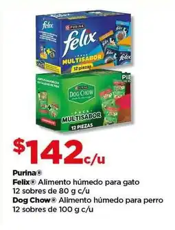 Bodega Aurrerá Purina Felix y Dog Chow oferta