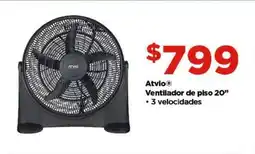Bodega Aurrerá Atvio Ventilador de piso 20” oferta