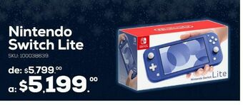 RadioShack Nintendo switch lite / 32 gb / blue oferta