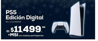 RadioShack Consola playstation 5 edición digital / 825 gb ssd / blanco oferta