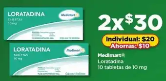Bodega Aurrerá Medimart loratadina oferta