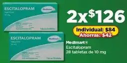 Bodega Aurrerá Medimart escitalopram oferta