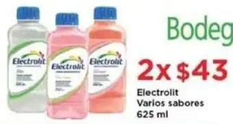Bodega Aurrerá Electrolit varios sabores oferta
