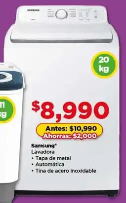 Bodega Aurrerá Samsung lavadora oferta