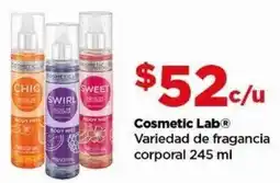 Bodega Aurrerá Cosmetic Lab Variedad de fragancia corporal oferta